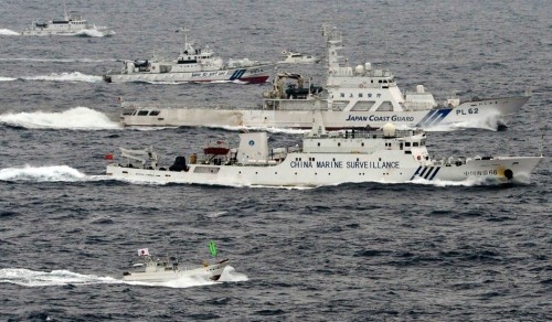 Trung Quốc điều 8 tàu hải giám đến vùng biển đảo Senkaku (ảnh tư liệu)